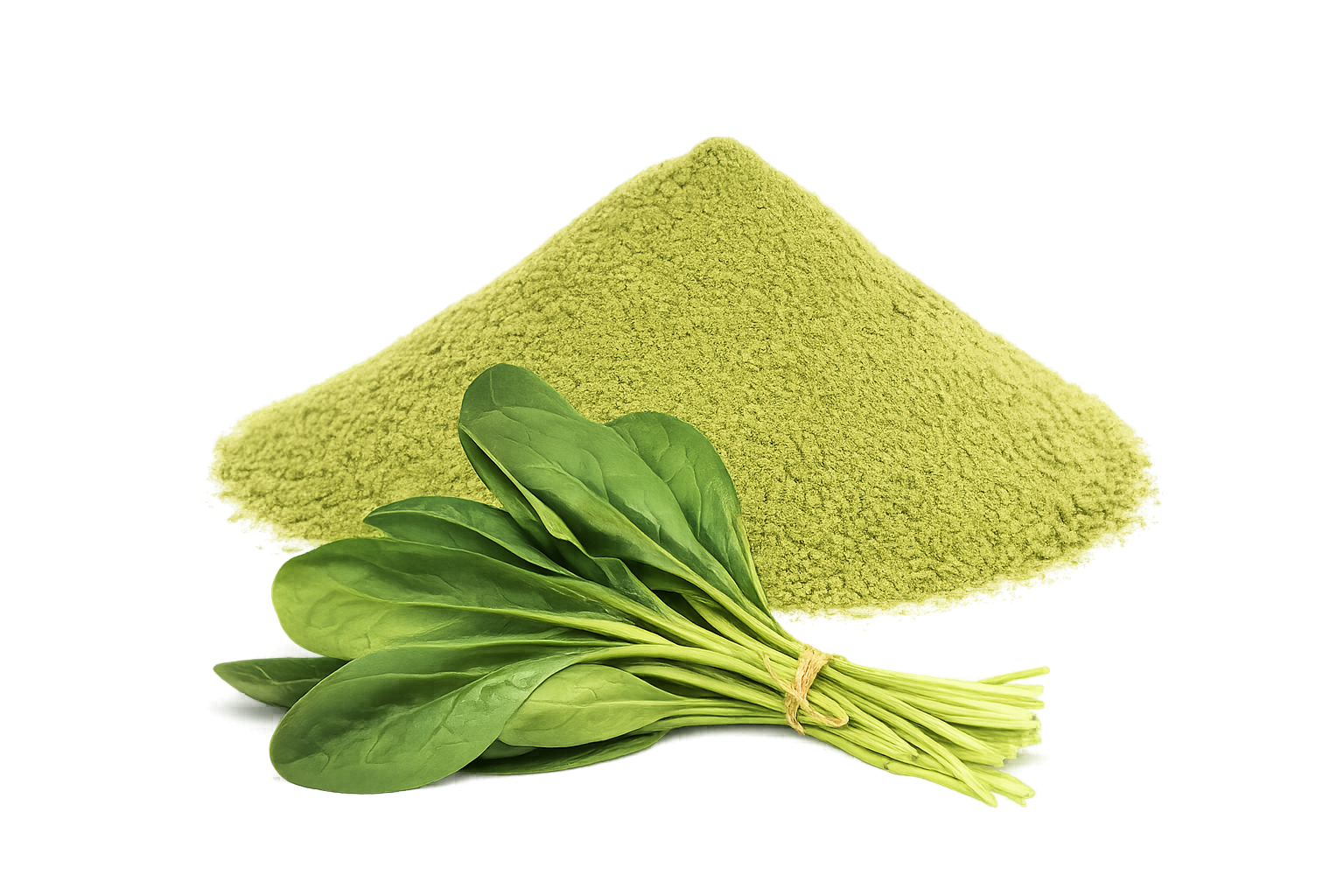 dehydrated spinach leaves powder