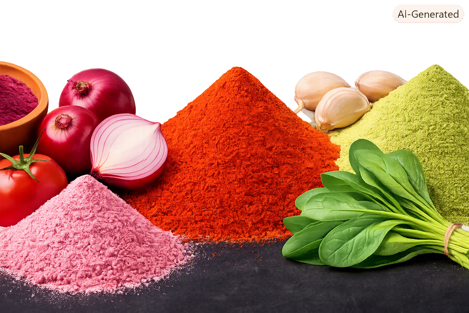 banner for vegetable powder